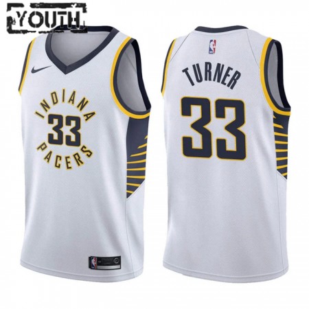 Dres Indiana Pacers Myles Turner 33 Nike 2022-23 Association Edition Bijela Swingman - Dječji Dres Indiana Pacers Myles Turner 33 Nike 2022-23 Association Edition Bijela Swingman - Dječji